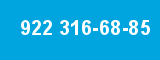 922 316-68-85
